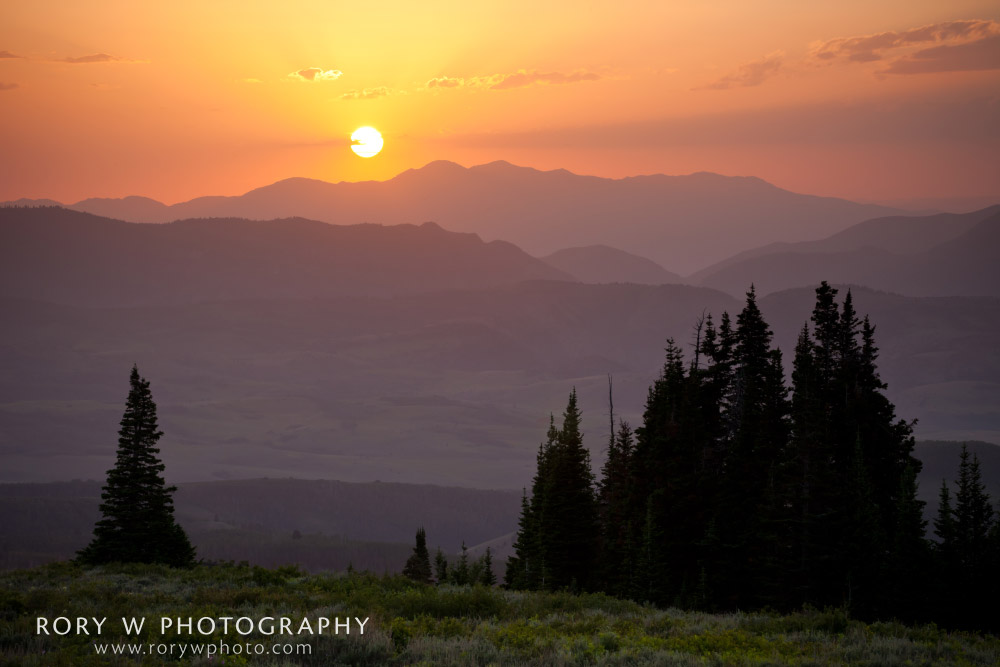 Smoky Sunset Print